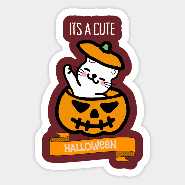 It's a cute halloween Sticker by NICHE&NICHE